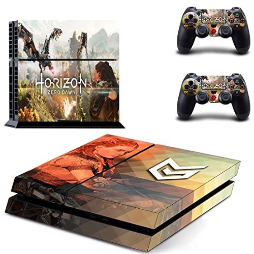 Game Horizonet Zero West Aloy PS4 ou PS5 Skin Skinper para PlayStation 4 ou 5 Console e 2 controladores Decals Vinil V12169