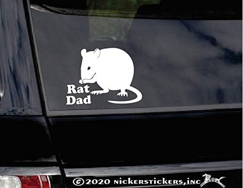 Pai de rato | Nickerstickers® Pet Rat Decals Adesivo