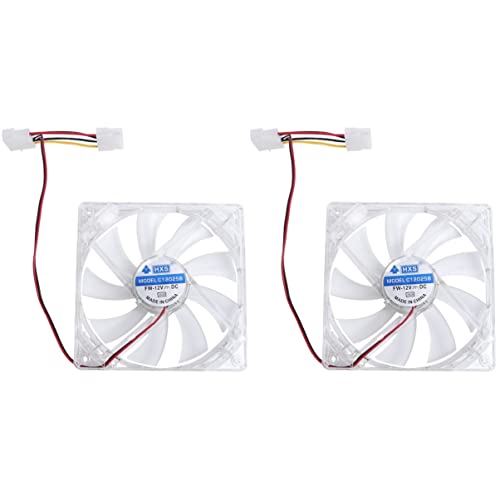 SOLustre PC Cooler 2pcs CM CM RADIADOR DO RADIADOR DO TABELA TRANSPARENTE SHOP LOJA DE FAIS COLER SILENT COMPUTER CPU PARA ACESSÓRIOS LOJA ARFUSTO AIR FLUTE HOME HOME HOM