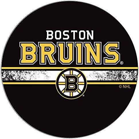 Marca de marca registrada NHL Boston Bruins Chrome Bar Banco com giro