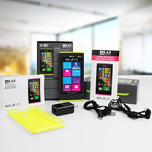 Blu Win Jr LTE - GSM Desbloqueado Smartphone Windows - Amarelo