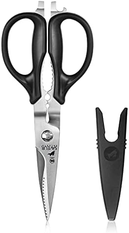 Saveur Seleciona 1026337 Shears de cozinha para vários propositários 9 de serviço pesado