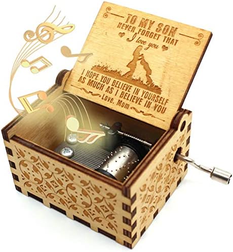 UkeBobo Wooden Music Box - You Are My Sunshine Music Box, de mamãe a filho, presentes para crianças - 1 conjunto