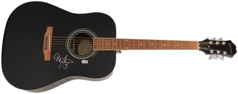Billy Strings assinou autógrafo em tamanho grande Gibson Epiphone Guitar Guitar D com James Spence Autenticação JSA Coa - Jovem Stud