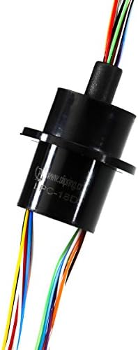 Jinpat 18 Circuitos Cápsula Slip Ring Power e sinal de transmissão com baixa resistência ao contato para girar a placa de