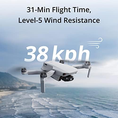 DJI Mini 2 SE, Mini Drone leve e dobrável com vídeo de 2,7k, transmissão de vídeo de 10 km, tempo de vôo de 31 minutos, com