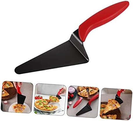 Angueradamente aço inoxidável pizza espátula spatula spatula queijo bolos de queijo pizza pizza aço inoxidável pizza servidor