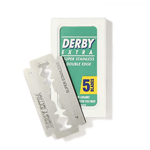 Blades de barbear de borda dupla derby 30 ct