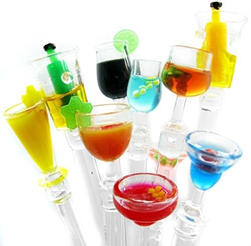 10 ACRYLIC Cocktail Swizzle Sticks/Drink Spirrs Party Swizzle Spoon - Cocktail Mixing Spoon, Bootle Cup Mixer Stick Sticks Small