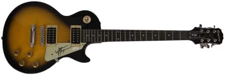 Warren Haynes assinou autógrafos em tamanho grande Sunburst Gibson Epiphone Les Paul Guitar Guitar muito raro com