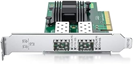 Equivalente a Intel X520-DA1, Carta de interface de rede Ethernet de 10 GB, com Intel 82599EN Ethernet Controller, 10 Gigabit