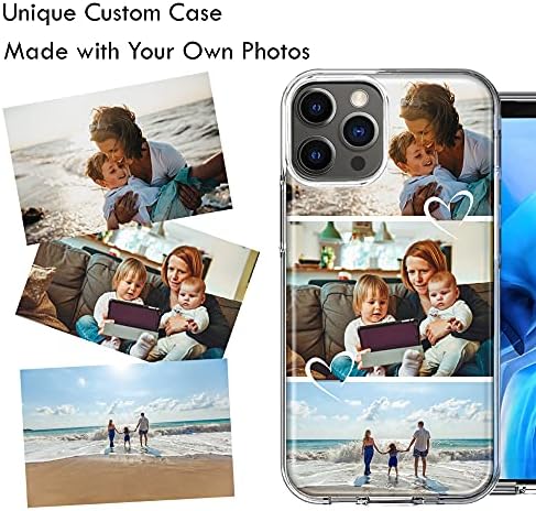 Mundazaze Personalized Collage Caso de fotos personalizado para iPhone 11 apenas 6,1 polegadas - projete sua própria foto de colagem múltipla capa de telefone