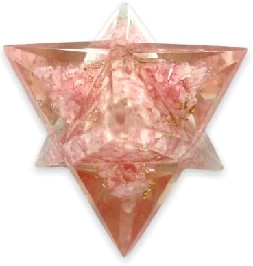 Estrela de Orgone de Cristal do Elementz Espiritual para Cura de Reiki, Meditação, Equilíbrio Alinhamento Fundando Energia