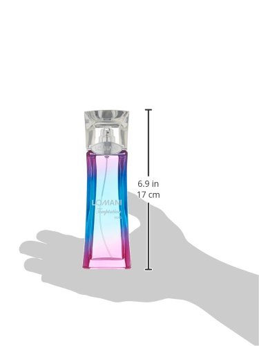 Lomani eau de parfum spray para mulheres, tentação, 3,3 onças