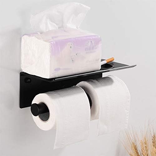 XXXDXDP PAPEL BLAT HOOTELTER com prateleira de banheiro de alumínio para capa de cinzeiro de papel para cozinha