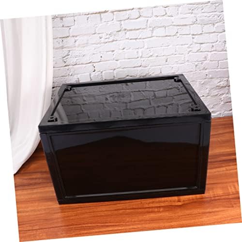 Alipis 1pc Caixa de sapatos transparentes CAIXA DE TODOS Organizador Clear Box empilhável Caixas de armazenamento de