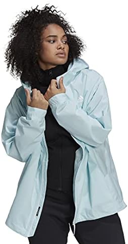 Jaqueta de chuva de 3 listras da adidas feminina.