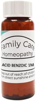 CARE FAMÍLIA Homeopatia Ácido Benzóico 1m, 200 pellets