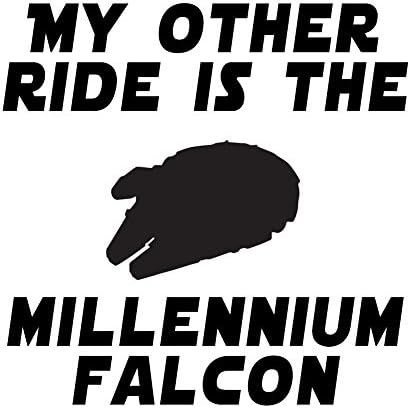Meu outro passeio é o adesivo do Millennium Falcon 6 Decalque de carro de vinil