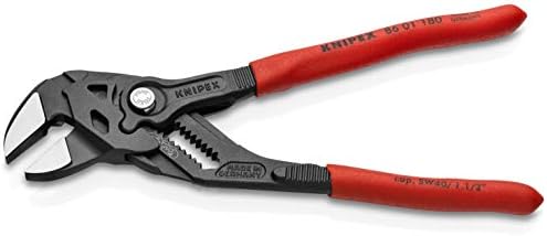 KNIPEX - 87 41 250 Ferramentas de rap - Raptor Pliers & Tools - Chave de alicates, acabamento preto, 7/4 polegadas, acabamento preto