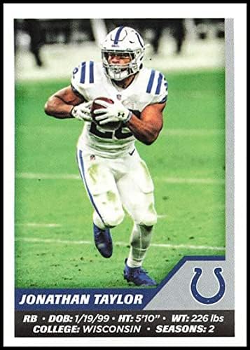 2021 Adesivos Panini 188 Jonathan Taylor Indianapolis Colts NFL Mini Sticker Trading Card