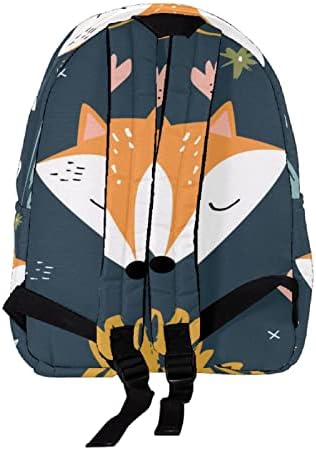 Mochila de laptop VBFOFBV, mochila elegante de mochila de mochila casual bolsa de ombro para homens, cartoon Fox Flower
