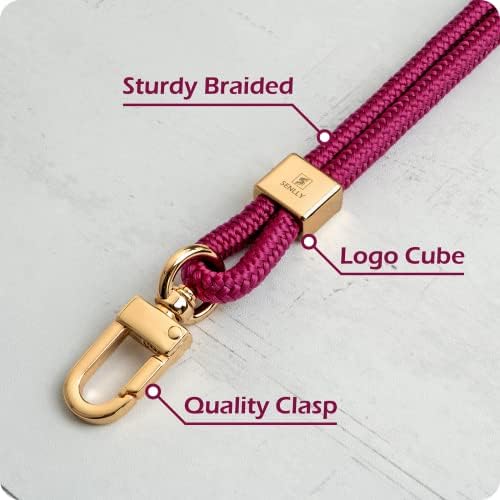 Correia de cordão de pescoço senlly para emblema de identificação | Chaves | Carteira, suporte de distintivo legal e chaveiro