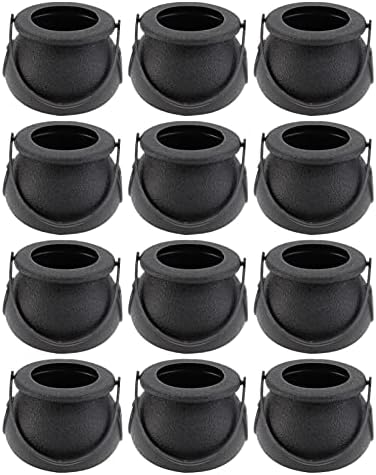 Sewacc 12pcs Candy Cauldron Kettles Candy Bucket Kettle Halloween Caldeirão com Handle Jarros de Candy Candidato Halloween