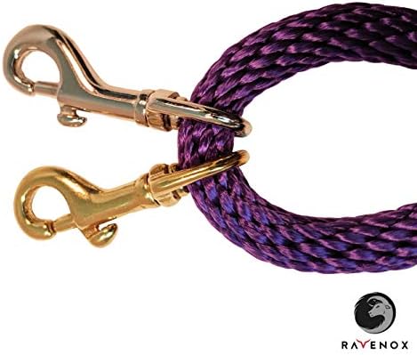 RAVENOX Snap Gays pesados ​​| | Snaps giratórios de 3/8 de polegada | Clipe de chaveiro com parafuso de olho | Gancho giratório, snap parafuso para mergulho, bandeiras, cabos de cavalo, trelas | Hardware de corda