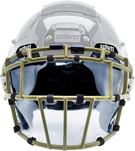 Schutt Splash Shield para o capacete de futebol Facemask - melhora a higiene e protege de tosses, espirros, cuspir e suor - claro que não é de fácil visibilidade