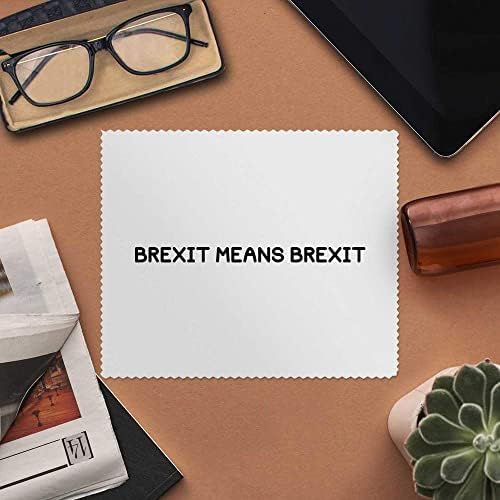 Azeeda 2 x 'Brexit significa Brexit' Microfibra Lente/óculos Limpeza de panos de limpeza