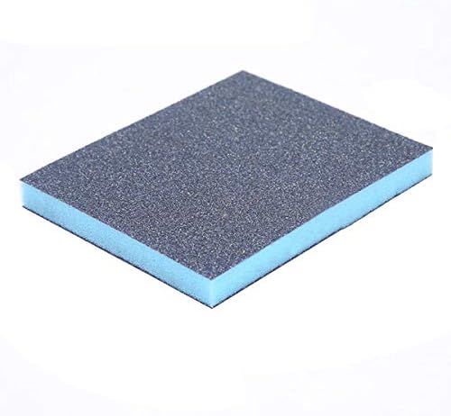 Alremo Huangxing - Landing esponja lavável e reutilizável alumina e esponja de alta densidade, 120 grão, azul, 1,2 x