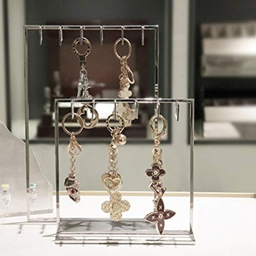 Brincos de moldura de metal wpyyi suporte de estação de prateleira, brincos de rack de jóias Brincos de colar de colar de armazenamento em casa
