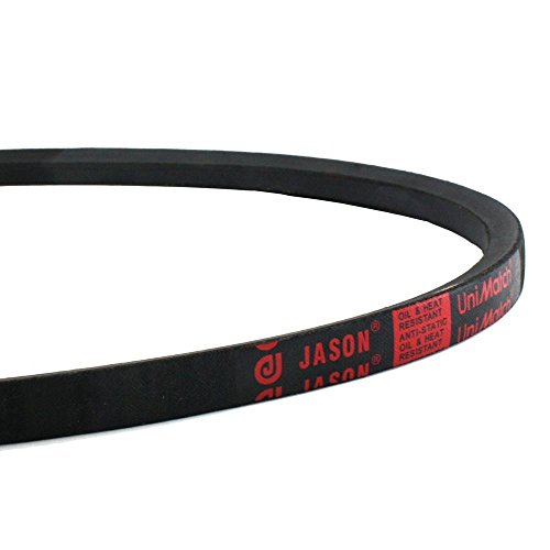 Jason Industrial A57 4L590 V-Belt, seção A/4L, borracha natural/SBR/poliéster, 59 comprimento externo, largura superior