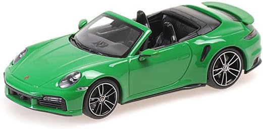 Minichamps 2020 911 Turbo S Cabriolet Green Limited Edition para 504 peças em todo o mundo 1/43 Modelo Diecast Car 410069482