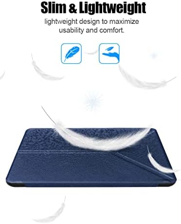 JNSHZ Origami Smart Case para Kindle 5 6,8 polegadas 11ª geração 2021 Libere a casca de pele de couro PU, preto
