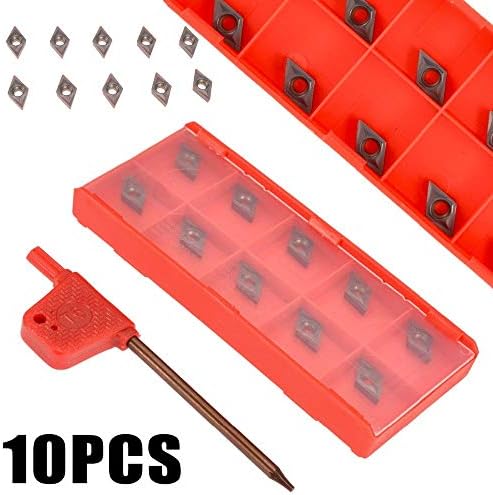 Koleso 10pcs dcmt0702 ybc205 inserções de carboneto de carboneto