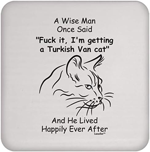 Disso engraçado Disso Turco Van Cat Gifts For Men Christmas 2023 Gifts Coaster