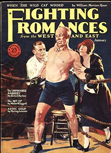 Fighting Romances do oeste e leste #3 1926-rare esotérico Pulp Mag