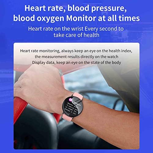 Relógio inteligente multifuncional de Dyegold com freqüência cardíaca e monitoramento de pressão arterial- Moda Sports Sports Watches