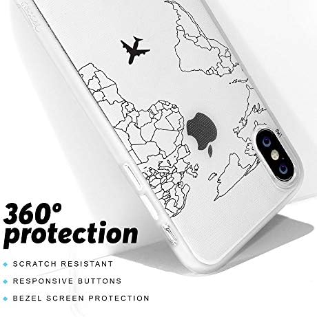 Gocase Black Hearts Caso compatível com iPhone 6 Plus / 6s Plus Transparente com impressão Silicone Transparent TPU