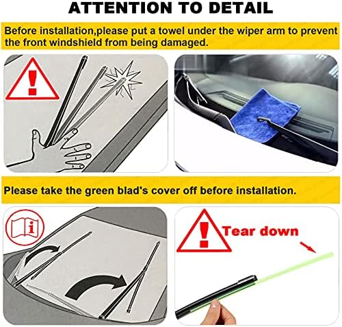 Premium de qualidade OEM Premium para todas as estações do pára -brisa automotivo Blades para pára -brisa frontal -26 /17