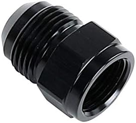 CA Performance Black Aluminium fêmea 6 A a 8 Um adaptador de mangueira em expansão JIC feminino -6an para masculino -8an Flare