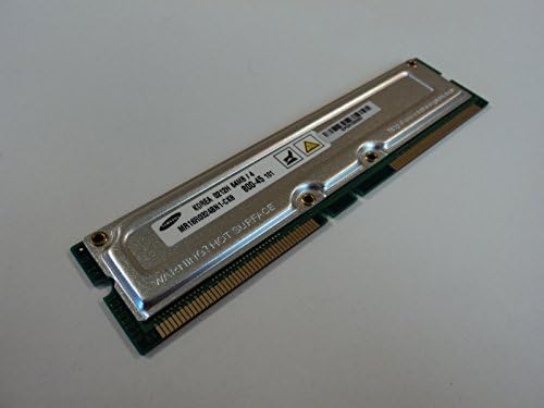 Módulo de memória Samsung Ram 64MB PC800 800MHz RDRAM RIMM MR16R0824BN1-CK8
