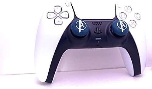 Blue tem tema prenda o polegar compatível com PlayStation, PS5, PS4, Xbox One, Xbox Series X/S