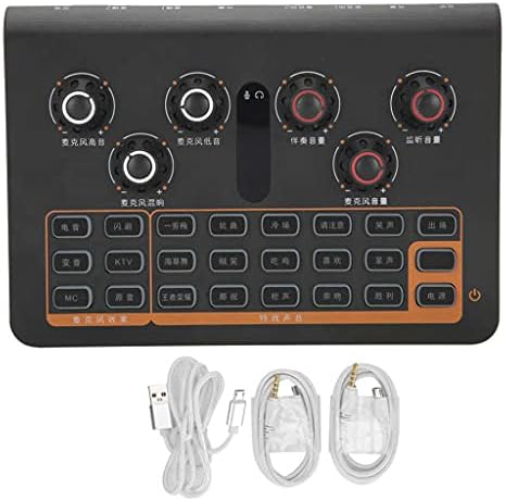 Cartão de som de ajuste portátil ZCMEB 16 Controlador de áudio para telefone PC PC Mic Webcast