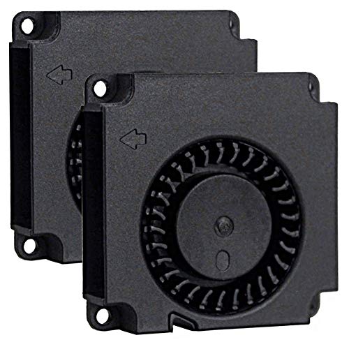 2packs wathai 40mm x 40mm x 10mm 12V Turbo Blower Brushless Centrifugal Fan 2pin