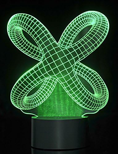 Ilusão de óptica de negociação AZ iluminação 3D Crisscross Iluminação