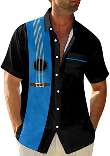 Button casual masculino de zhdd camisetas de manga curta praia de verão