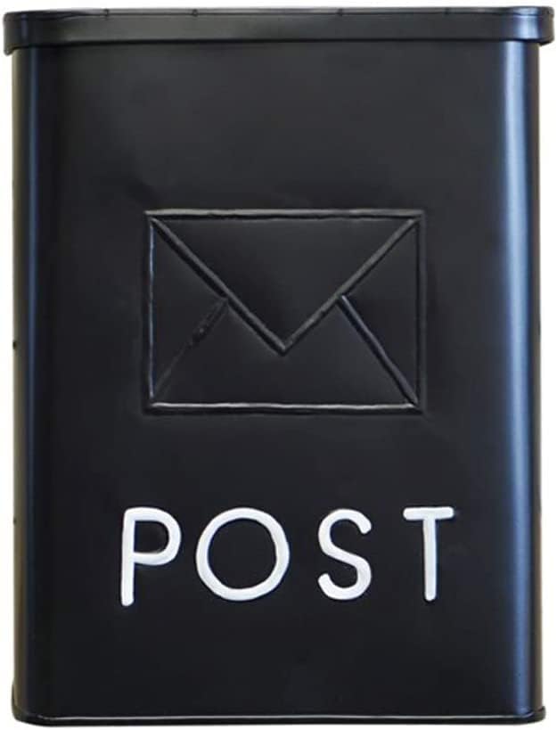 NACH Serena Post Tradicional Post Caixa de correio de metal galvanizada, caixa de correio de montagem de parede para fora da caixa de